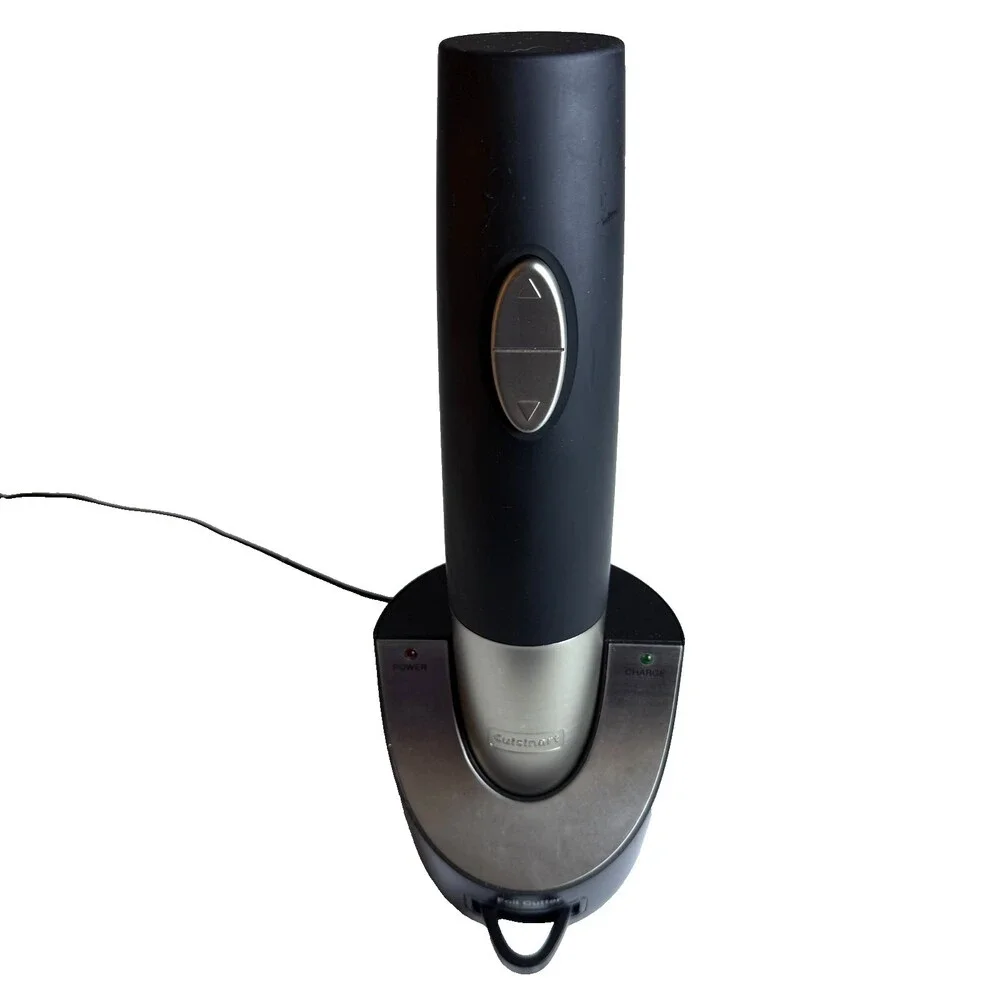 Cuisinart Cordless Electric Wine Opener with Foil Cutter & Charging Base CWO-48
